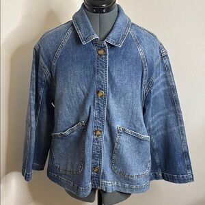 Anthropologie Pilcro swing Jean jacket size M